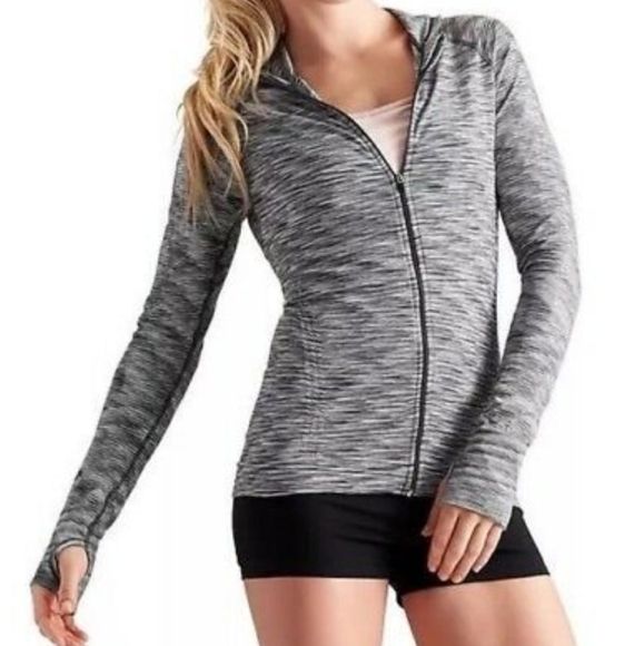 Athleta Spacedye Seamless Full Zip Hoodie - Picture 1 of 6